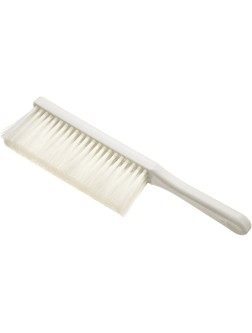 Ateco Counter Duster Brush 1 5 8 x 8-Inch Head with White Nylon Bristles & Molded Plastic Handle - BEI1QFMA7