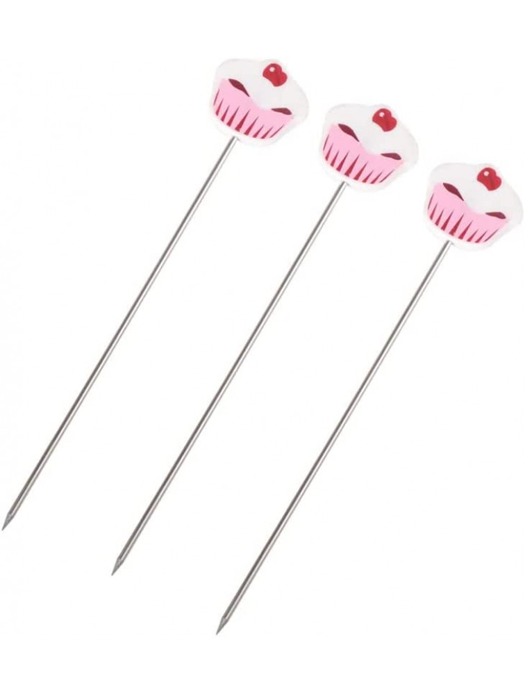 Cake Tester Needles,Stainless Steel Cake Testing Needles,Reusable Metal Cake Probe,Kitchen Baking Assistant Tool,Home Bakery Muffin Bread Skewer Cake Testing Stick F-3PCS - BRP17GLIE