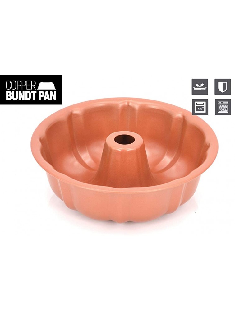 Bundt pan Non-stick Copper Coating bundt Cake Baking Pan Mold - BDLWF9CYL
