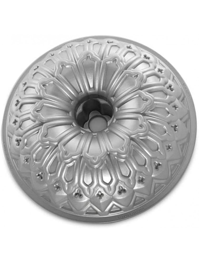 Nordic Ware Stained Glass Bundt Pan Metallic - B8Y51QTVD