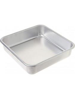 Nordic Ware 47500 Nordic Ware Naturals Aluminum Commercial 8" x 8" Square Cake Pan 8 by 8 inches Silver - BQQ4MSROA
