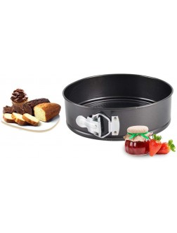 Springform Pan Set Nonstick Leakproof Round Cake Pan Bakeware Cheesecake Pan 9 Inch Black - BQ0I4F1MG