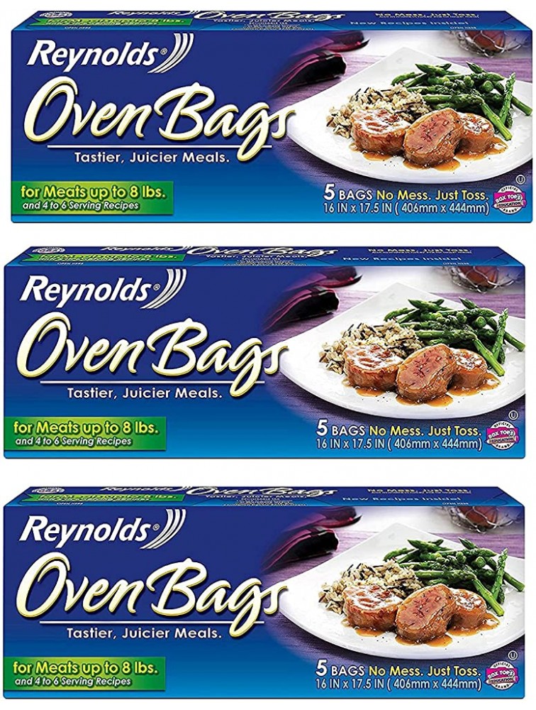 Reynolds Oven Bags 5 Count Pack of 3 - BBIPSFUTE