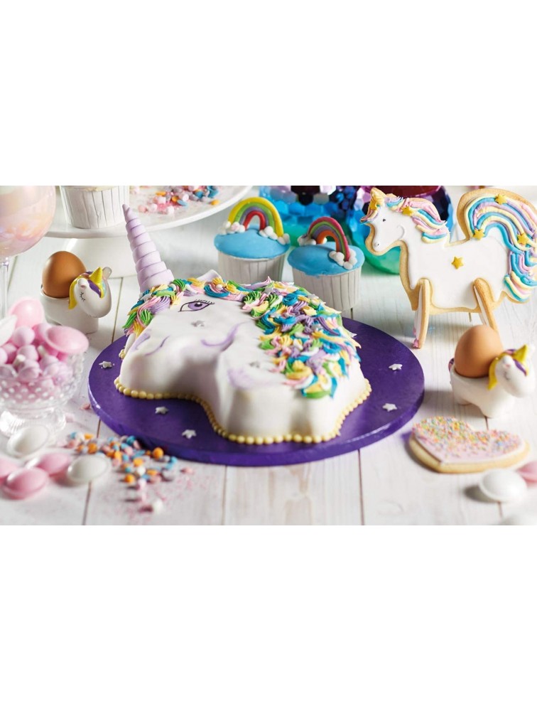 KitchenCraft Sweetly Does It Unicorn Cake Tin 23 x 33.5 x 5 cm - B2K6XZVW8