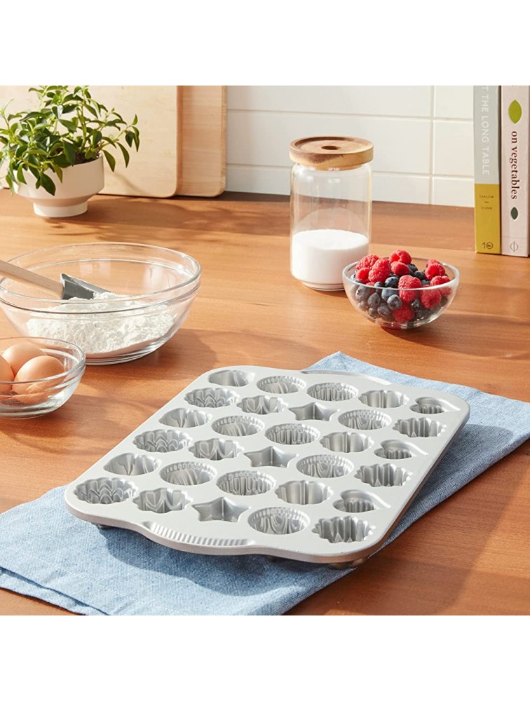 Nordic Ware Tea Cakes Cast Aluminum Cakelet 2.5 Cup Capacity Toffee - BXP56XXRK