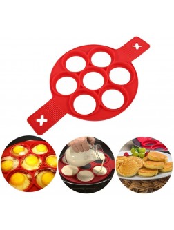 Parts Express Pancake make Pancake mold Silicone cake mould Reusable Silicone Omelette MoldRed - BIUF5EE97