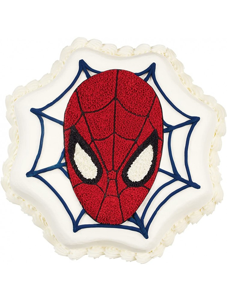 Wilton Ultimate Spiderman Cake Pan Silver Aluminum - BA1OX3U2L