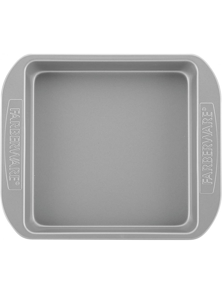 Farberware Nonstick Bakeware Nonstick Baking Pan Nonstick Cake Pan Square 9 Inch Gray - BD1E36GGB