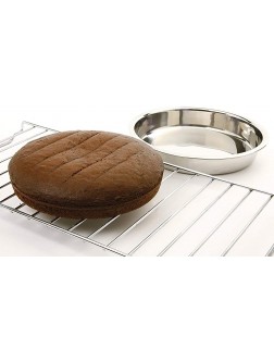 Srenta 9" Nonstick Cake Pan | Rust Free Round Shaped Stainless Steel Bakeware | Dishwasher Safe Set of 2 - BGFPF2MJG