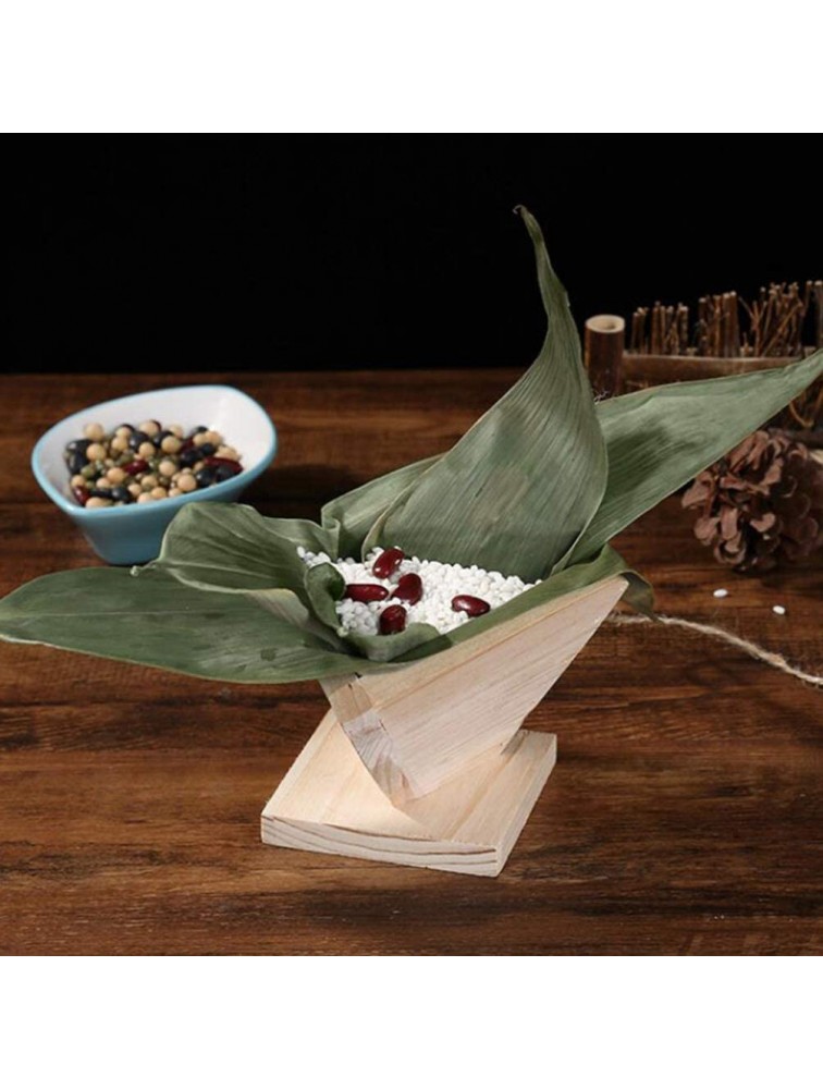 Hemoton Musubi Maker Press Mold Wood Triangle Rice Press Molds Onigiri Rice Ball Makers Chinese Dragon Boat Festival Baking Molds - BBKKB1YVB