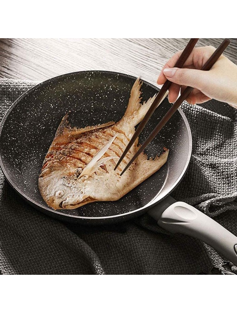 SHYOD Gray Pan Non-Stick Modern Frying Pan Maifan Stone Pan is Ideal for Cooking Eggs or Omelettes - BYPVUN751