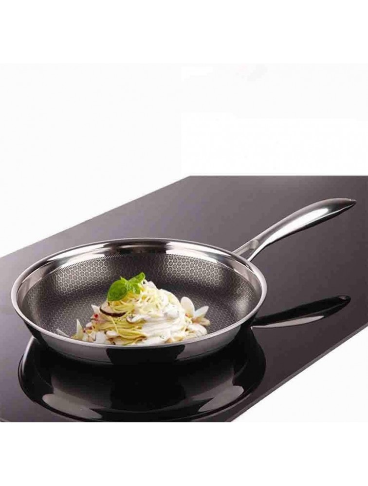 SHYOD Household Non-Stick Frying Pan: Non-Stick Fried Noodles with Glass Lid Suitable for Egg Or Fried Egg Cooking - BIKU0EGCT
