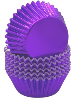 Huaswan Lavender Purple Foil Cupcake Liners Standard Paper Baking Cups for Party and More 120-Count - B5H6WQARI