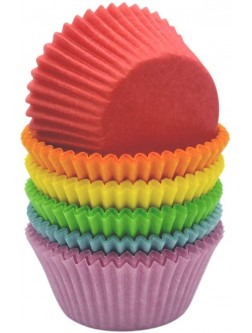 Huaswan Rainbow 6-Color Greaseproof Cupcake Liner Standard Paper Baking Cup for Party and More 150-Count - BLGDO4JPY