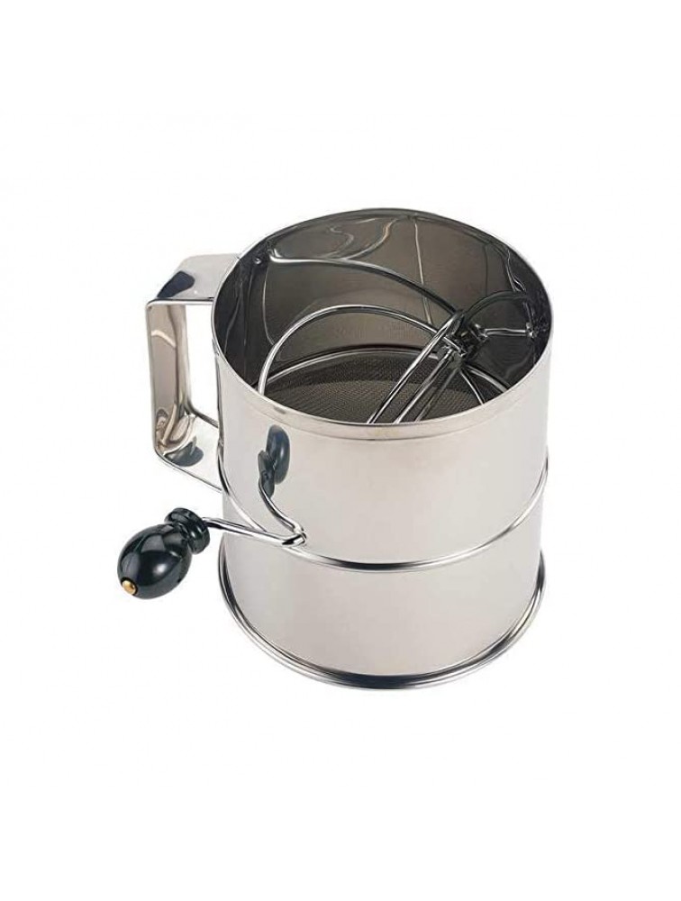 Crestware SFS08 Stainless Steel 8 Cup Flour Sifter - BCGR8QQ7M
