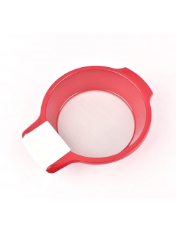 Mini manual flour sieve juice filter Sifting Pan Fine Mesh Strainer Flour Sieve Icing and Sugar Sifter,60 mesh 6.7 inch - BT8TRL2E4
