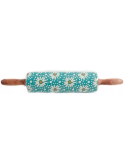 The Pioneer Woman Flea Market Floral Decal Rolling Pin with Wood Handle - BOSP27XHG