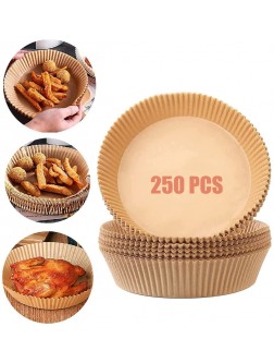 250 PCS Air Fryer Disposable Paper Liners Non-Stick Air Fryer Liners Round Baking Paper for Baking Roasting Microwave 6.3 Inches - B3JTEH0N0