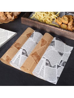 Cunaxiwa Wax Paper Sheets 100 Pcs Deli Paper Sheets 10 x 10 Inch Sandwich Wrapping Paper  Greaseproof Wrap Paper Food Basket Liners for Outdoor Picnic Churches Home Party Restaurants - B1AMLW85C