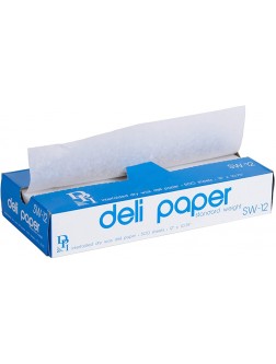 Durable Packaging 12" X 10 3 4" Interfolded Wrap Deli Paper Sheets 500 Wax Paper Sheets - B3ZVZ9NJW