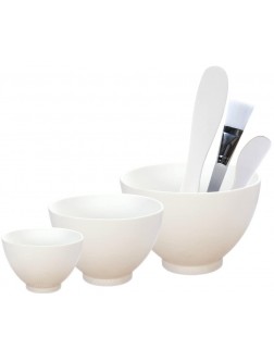 Appearus Facial Mask Mixing Bowl Set Professional Spa Face Mask Mixing Tool White - BNDL07UAL