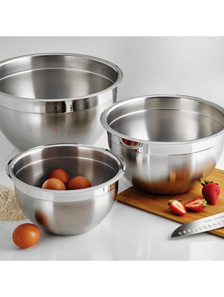 Tramontina Mixing Bowl 18 10 Stainless Steel 3-Pack 80202 202DS - B92VV0MKJ