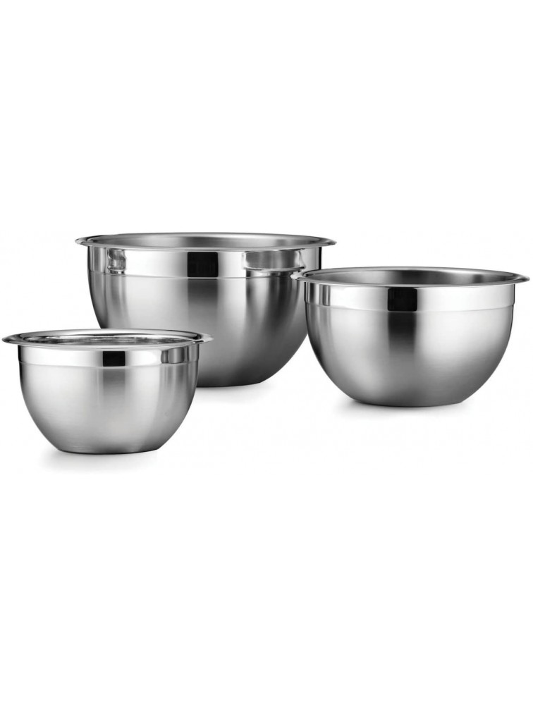 Tramontina Mixing Bowl 18 10 Stainless Steel 3-Pack 80202 202DS - B92VV0MKJ