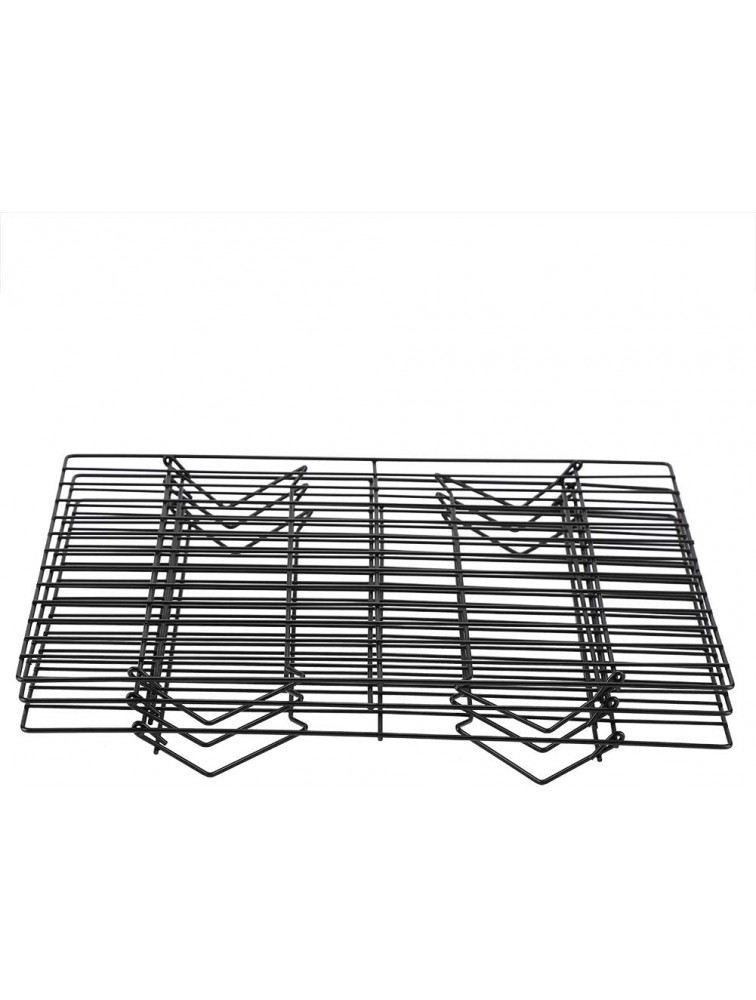 3-Tier Non-Stick Cooling Rack Stainless steel Stackable Cooling Rack Set Stackable Non-Stick Grid Cookie Cooling Rack Baking Healthy and Non Toxic - BQK897T37