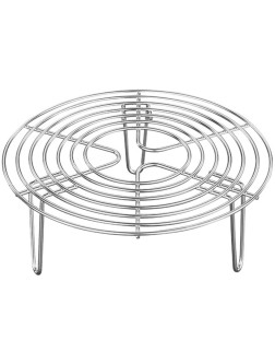 Cabilock Round Cooking Rack Stainless Steel Steamer Rack Grilling Rack Canning Rack Cooling Rack for Baking Canning Cooking - BQNTHS10I