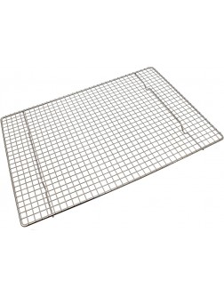 Crestware 16.5 by 12 by .75-Inch Half Grate pan 17 by 25 by 1-Inch - BQRPSFFZN