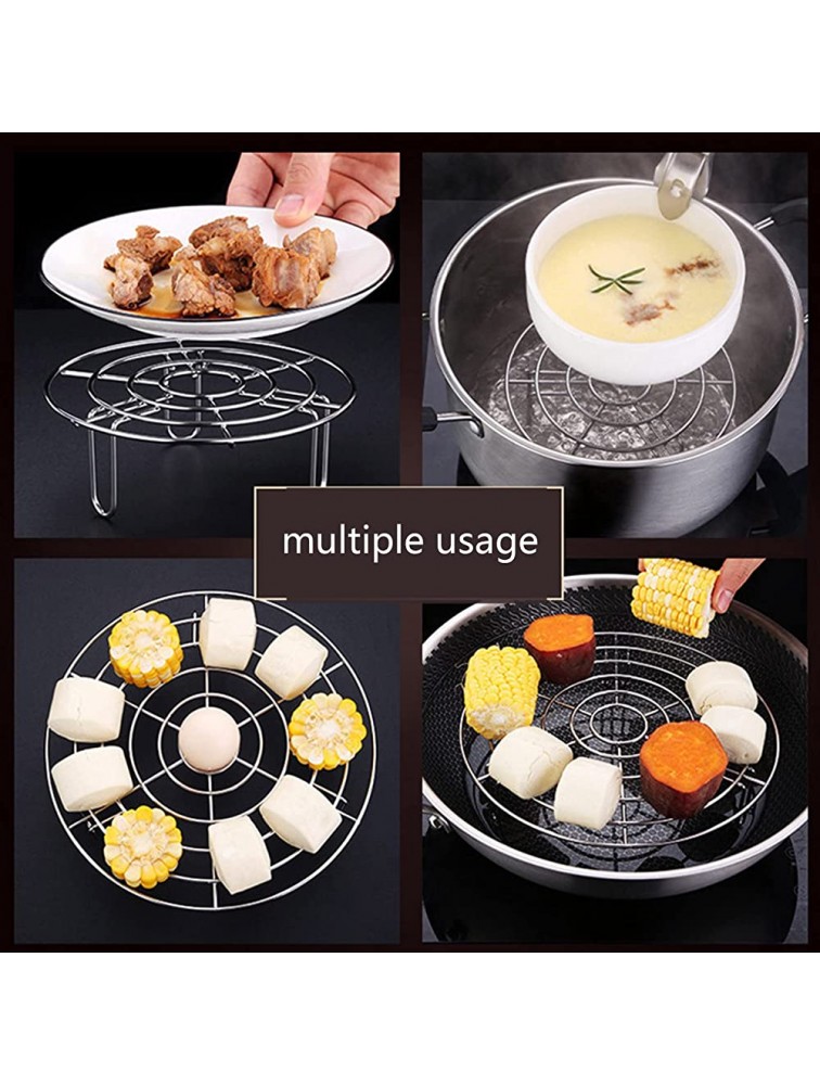 Round Cooking Trivet Rack Stand 16cm 28cm 20cm 24cm Cooker Accessories for Round Cake Pans Air Fryer Instapot cooling racks for baking cooking round - B8YKRGER1