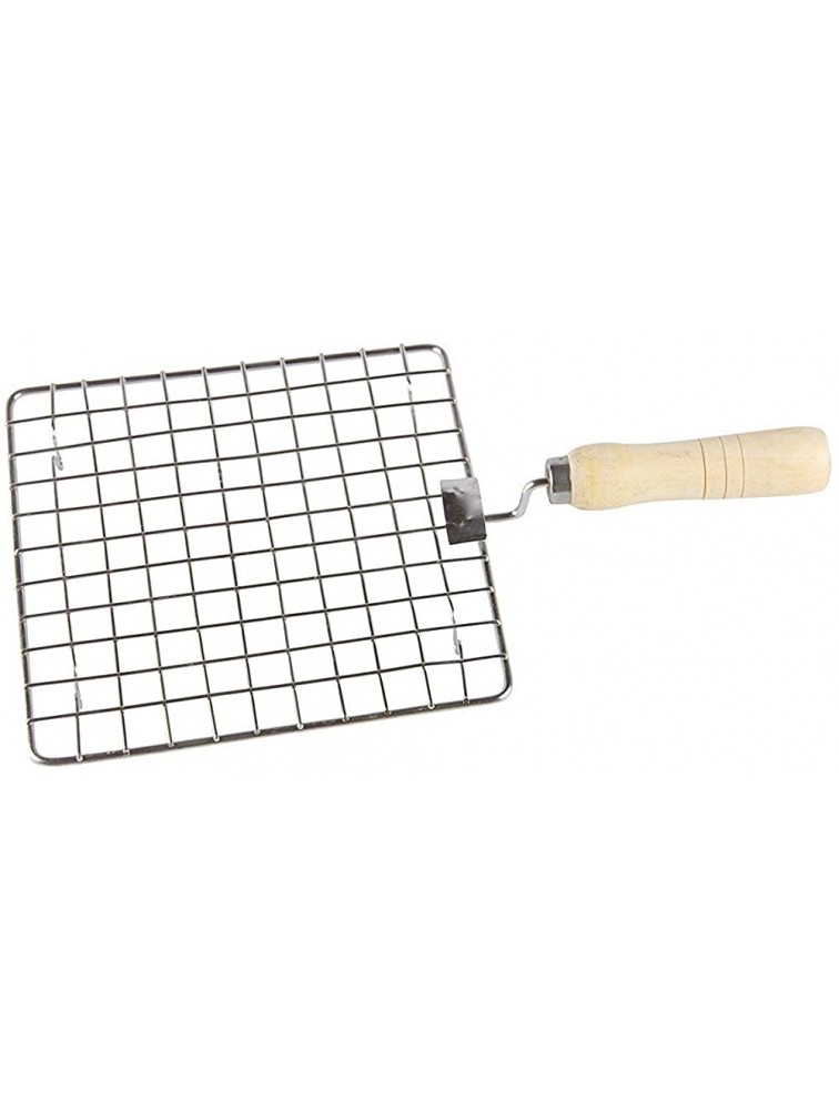 WhopperIndia Roasting Net With Tong Stainless Steel Wire Roaster Roaster net with Chimta,Roti Jari Roti Grill Papd Grill Chapati Grill - B9M8PANKJ