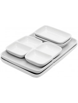 Starfrit T092507 Ceramic Modular Fondue Serving Dishes 2 Sets One Size Silver - B4SAXRMKR