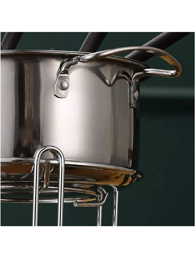 YUNSHAO Fondue Set with Furnace Frame Stainless Steel Includes 6 Forks – Ideal Well-Suited for Cheese Chocolate Meat Fondue 18 x 24.5cm - BE3S37872