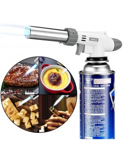 ANPTGHT Kitchen Torch Butane Blow Lighter Master Torch with Safety Lock and Adjustable Flame for Desserts Creme Brulee BBQ and Baking Butane Gas Not Included - BGJWTYOLZ