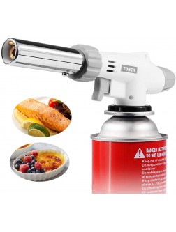 YIXG Butane Blow Torch Kitchen Chef Culinary Torch Adjustable Flame with Reverse Use for Crème Brulee BBQ Baking Jewelry Blow Lighter Butane Gas Not Included - B59AYL3ZM