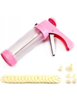 99Langmax Cookie Press Cookie Press Maker For Baking Cookie Stencils Disc Decorating Kit Biscuit Cookie Churro Maker Cutter - BQ93O8KC7