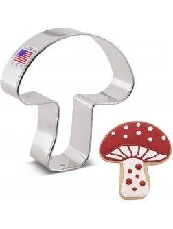 Ann Clark Cookie Cutters Mushroom Cookie Cutter 3.25" - BZXA7U7ZP
