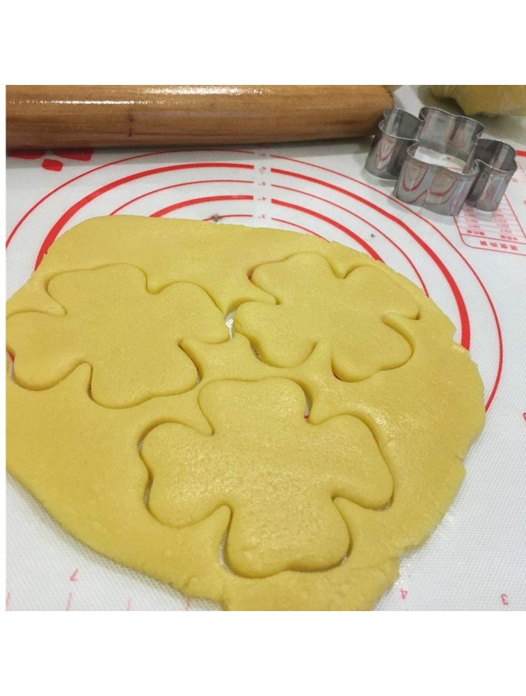 BakingWorld Easter Cookie Cutter Set-10 Piece-Flower Butterfly Shamrock Clover Chick Carrot Egg Bunny Rabbite Cross Shapes Stainless Steel Fondant Molds for Holiday Party Decorations - BCA8AOESH