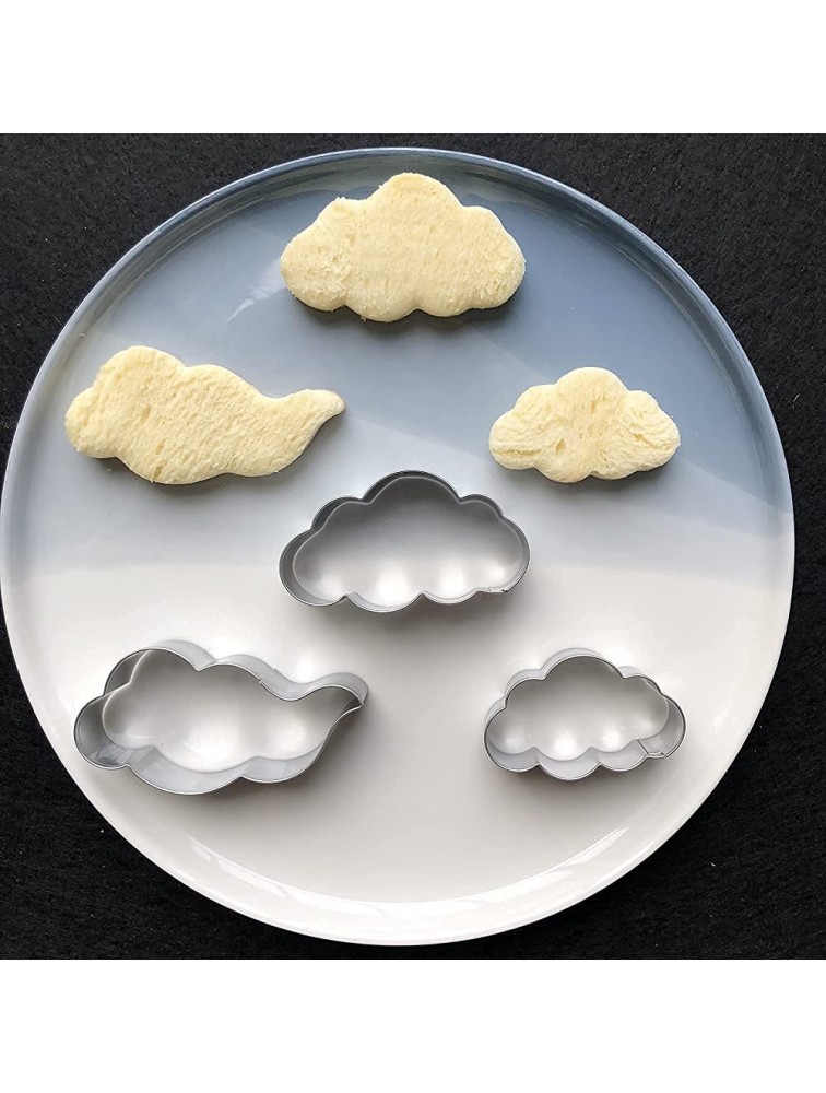 Cloud Fondant Cookie Cutter Set-3.5-7 Piece-Fondant Cloud Cutter Cloud Cupcake Cake Mold Fondant Cutter Sugar Craft Decorating Tools. - BVAHL2XHP