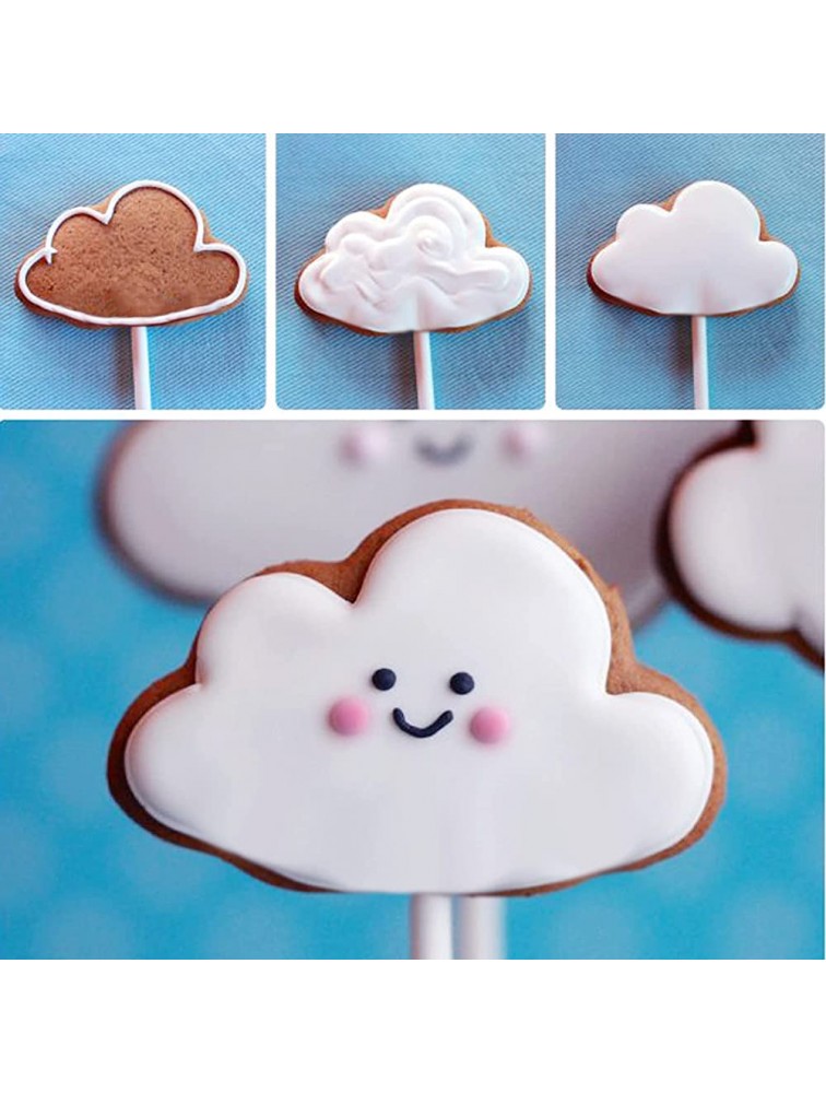 Cloud Fondant Cookie Cutter Set-3.5-7 Piece-Fondant Cloud Cutter Cloud Cupcake Cake Mold Fondant Cutter Sugar Craft Decorating Tools. - BVAHL2XHP