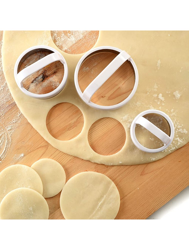Norpro Biscuit Cookie Cutters Set of 3 As Shown - BEKOBJOI6