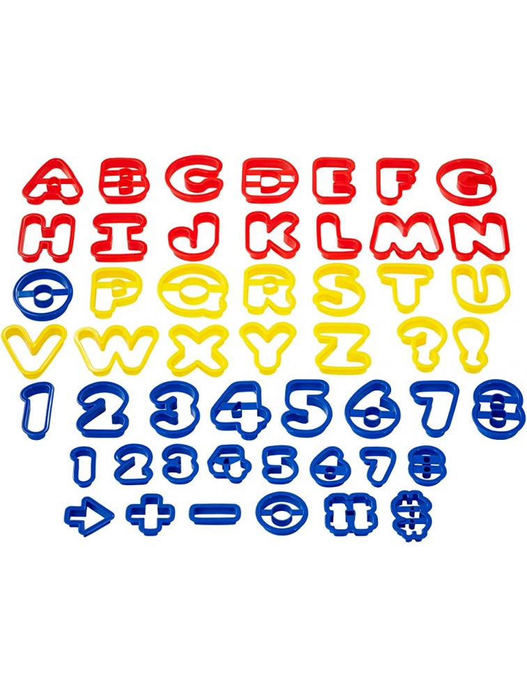 Wilton Alphabet and Number Cookie Cutter Set - BRQYY249N