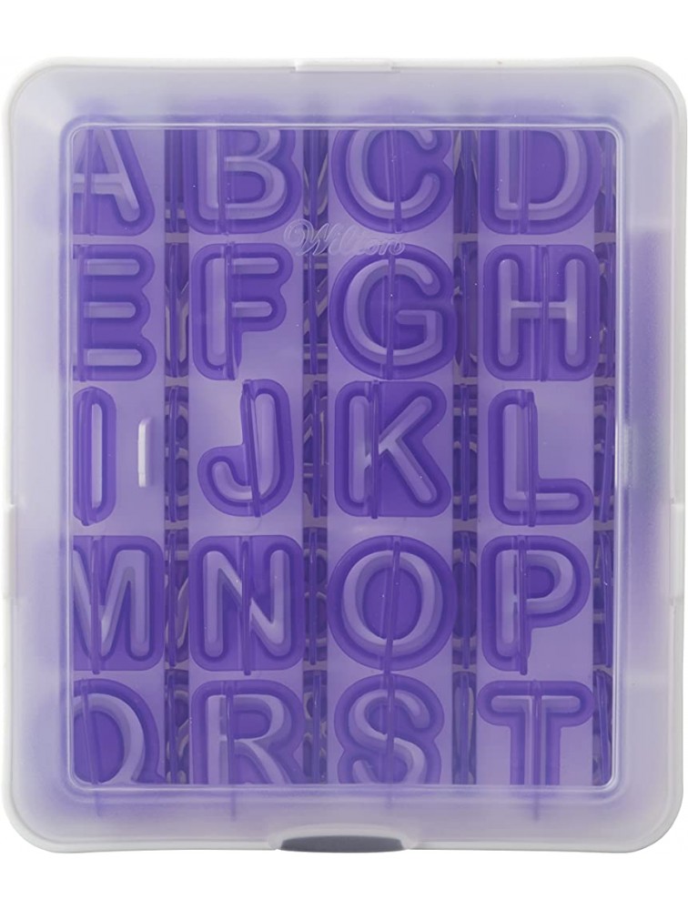 Wilton Letter and Number Fondant Cutters Set 40-Piece - BNOV5E4OW