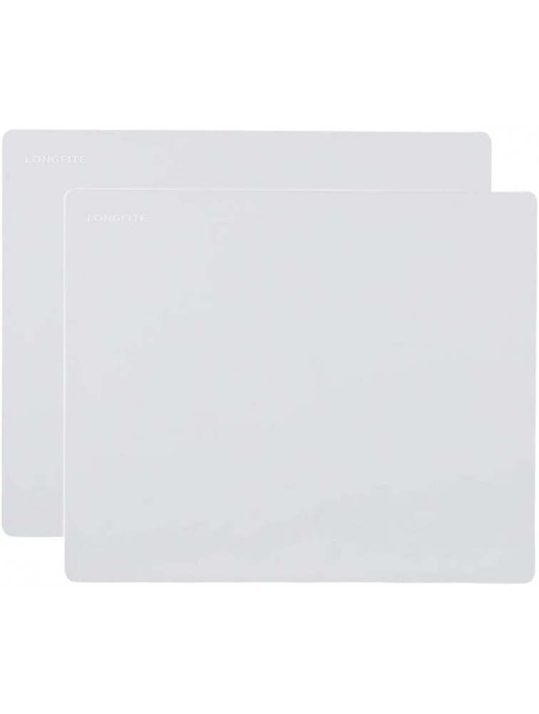 15" by 19" Reusable Heat Resistant Silicone Mat Super Large Multipurpose Kitchen Counter Protector Table Mat Non-Slip Silicone Pastry Baking Mats Fondant Pie Crust Mat 2pack Grey - B4UECG0F2