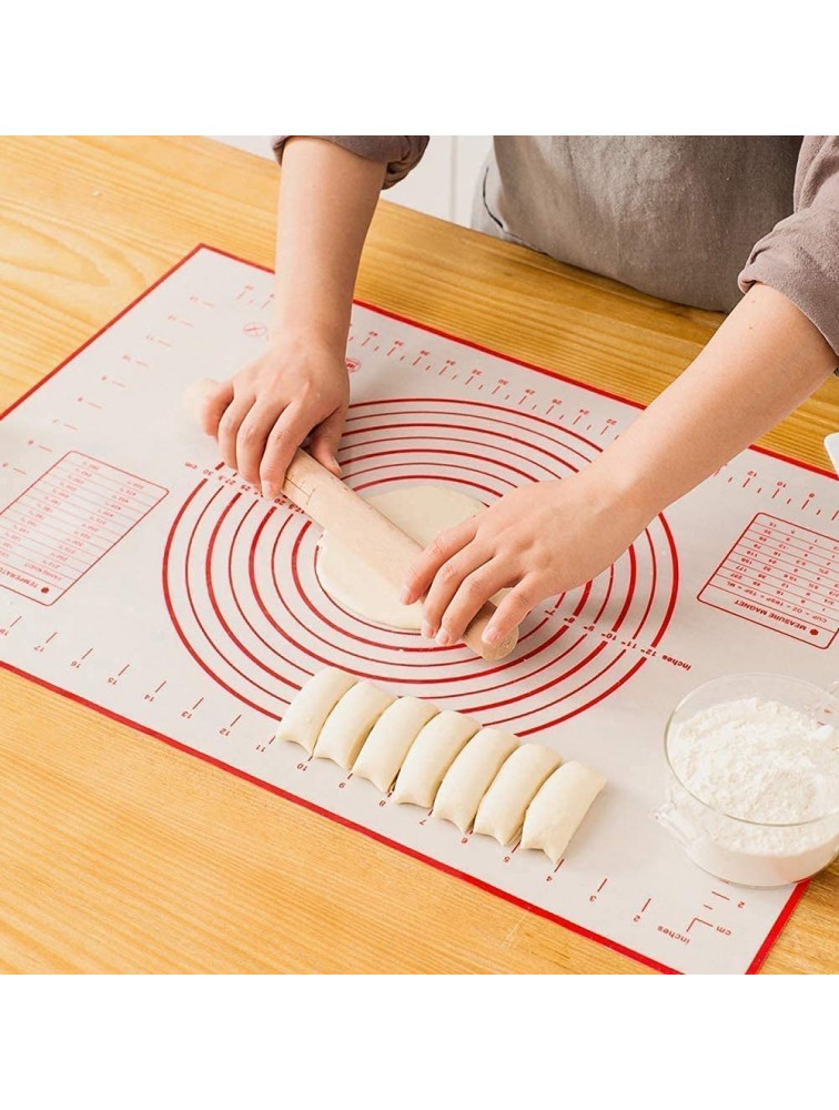 DFaLs Large Silicone Pastry Mat 28x20 Non-Slip Silicone Baking Mat with Measurement Counter Mat Dough Rolling Mat Oven Liner Pie Crust Mat - BDTQ77SRH