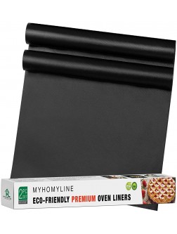 Oven Liners for bottom rack of Gas Electric Oven 2Х Large Non-stick teflon Oven Liners Heavy Duty Reusable Oven Floor Protector Liner Oven Bottom Mat - B4STIJY1X