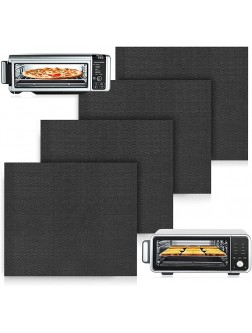 Palksky Air Fryer Oven Liners 4 PCS Compatible with Ninja Foodi SP101 SP201 SP301 Non-Stick Air Fryer Toaster Oven Mat14 * 12inch Reusable Microwave Bottom of Gas & Electric Oven Baking Mat - BUMU7675H