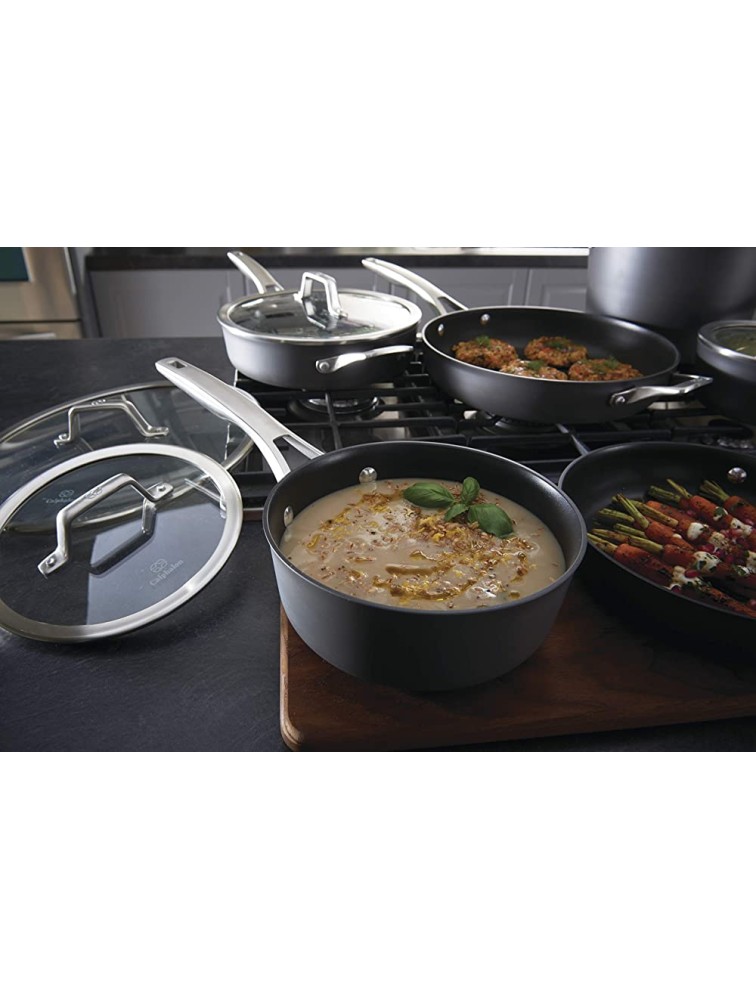 Calphalon Premier Hard-Anodized Nonstick 11-Piece Cookware Set Black - BEFV5OLCL