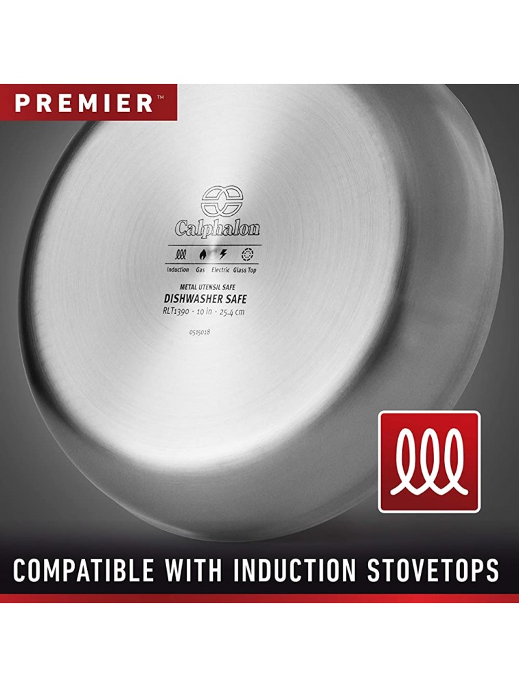Calphalon Premier Stainless Steel Pots and Pans 11-Piece Cookware Set - B8VCKNL5G